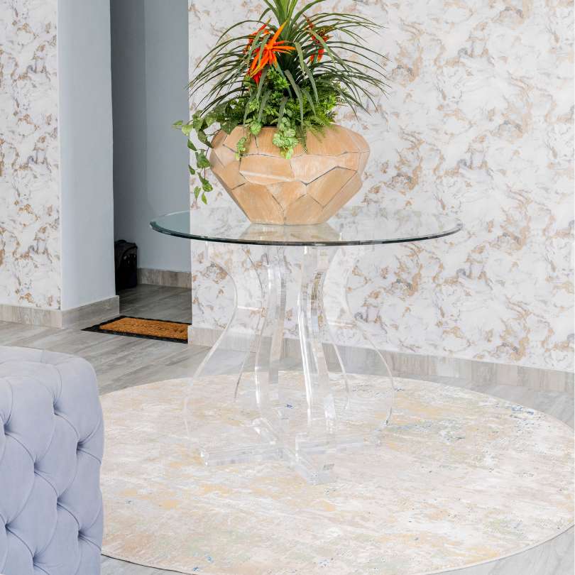 Perspex Entrance Table